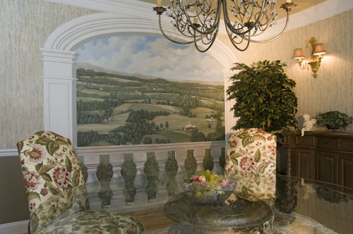 Trompe l'Oeil Painting, Architectural Digest