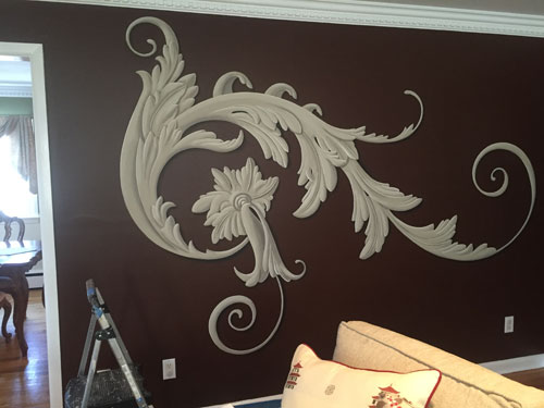 Finished Scrollwork