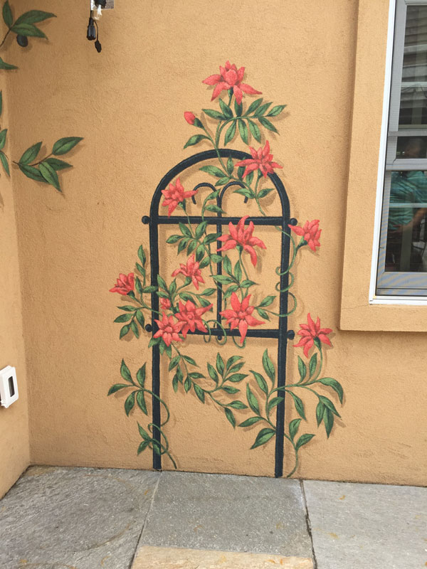 Flowers on Patio