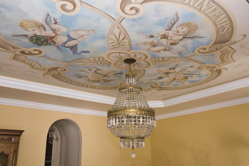 Cherubs in the dining room