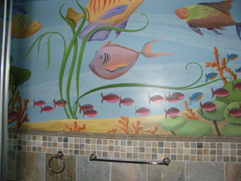 Fish on walls