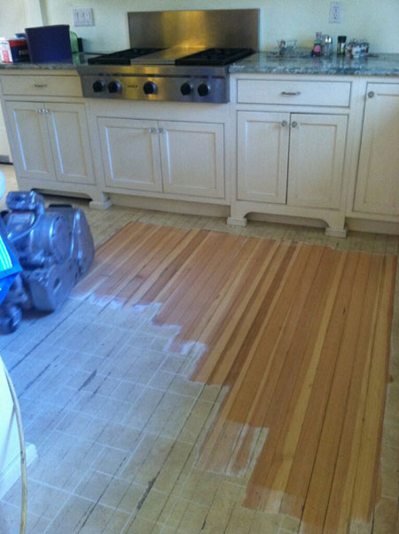 Floors sanded