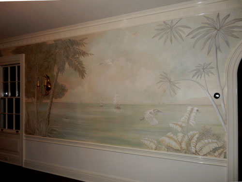 Tropical mural