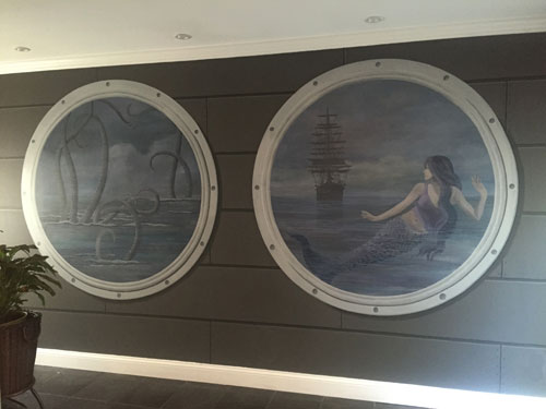 Finished portholes