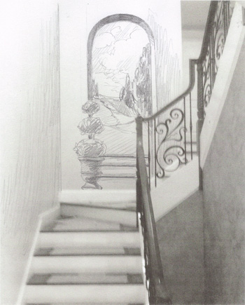 Stairway Sketch