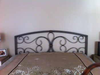 Headboard before