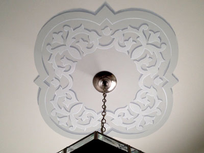 Finished medallion