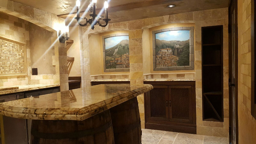 Wine Room Finished Picture