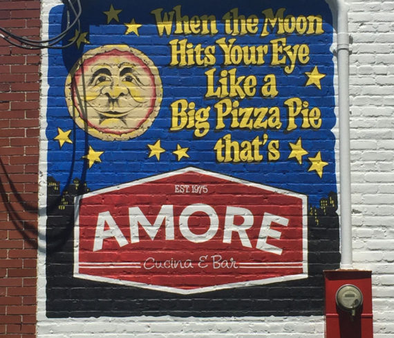 Amore Brick Mural