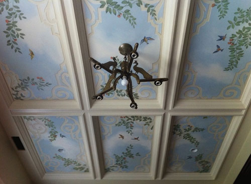 Coffered ceiling