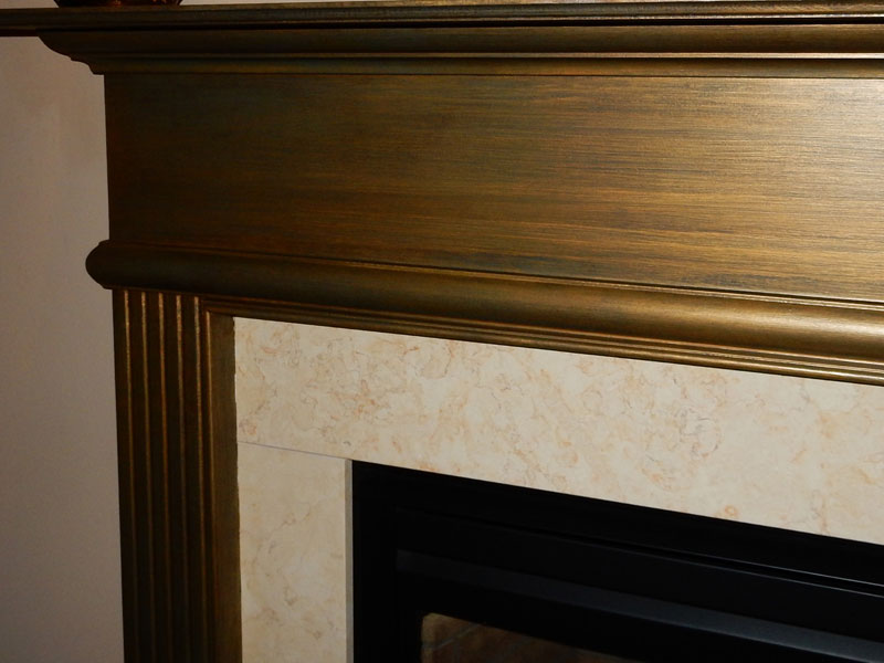 Fireplace detail work