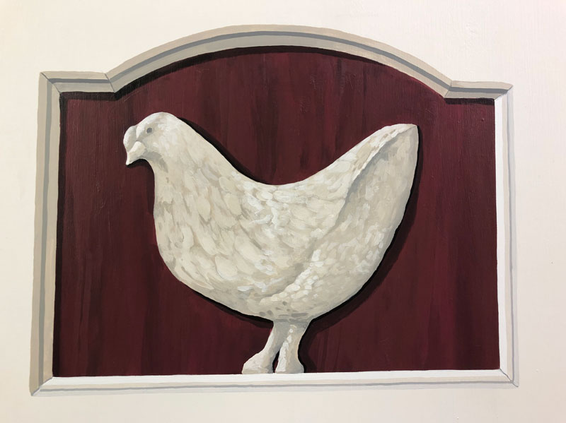 Trompe L'oeil chicken