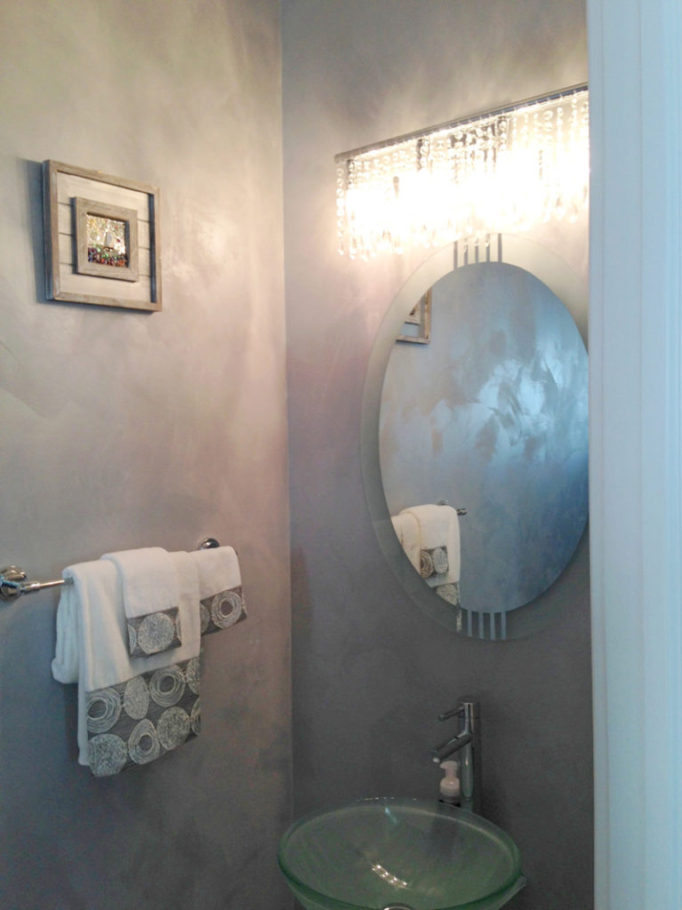 Moonglow powder room