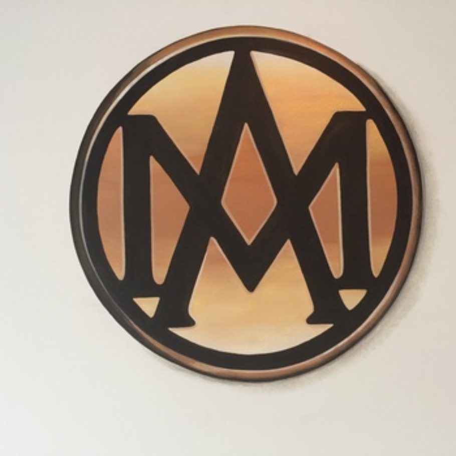 Closeup of logo