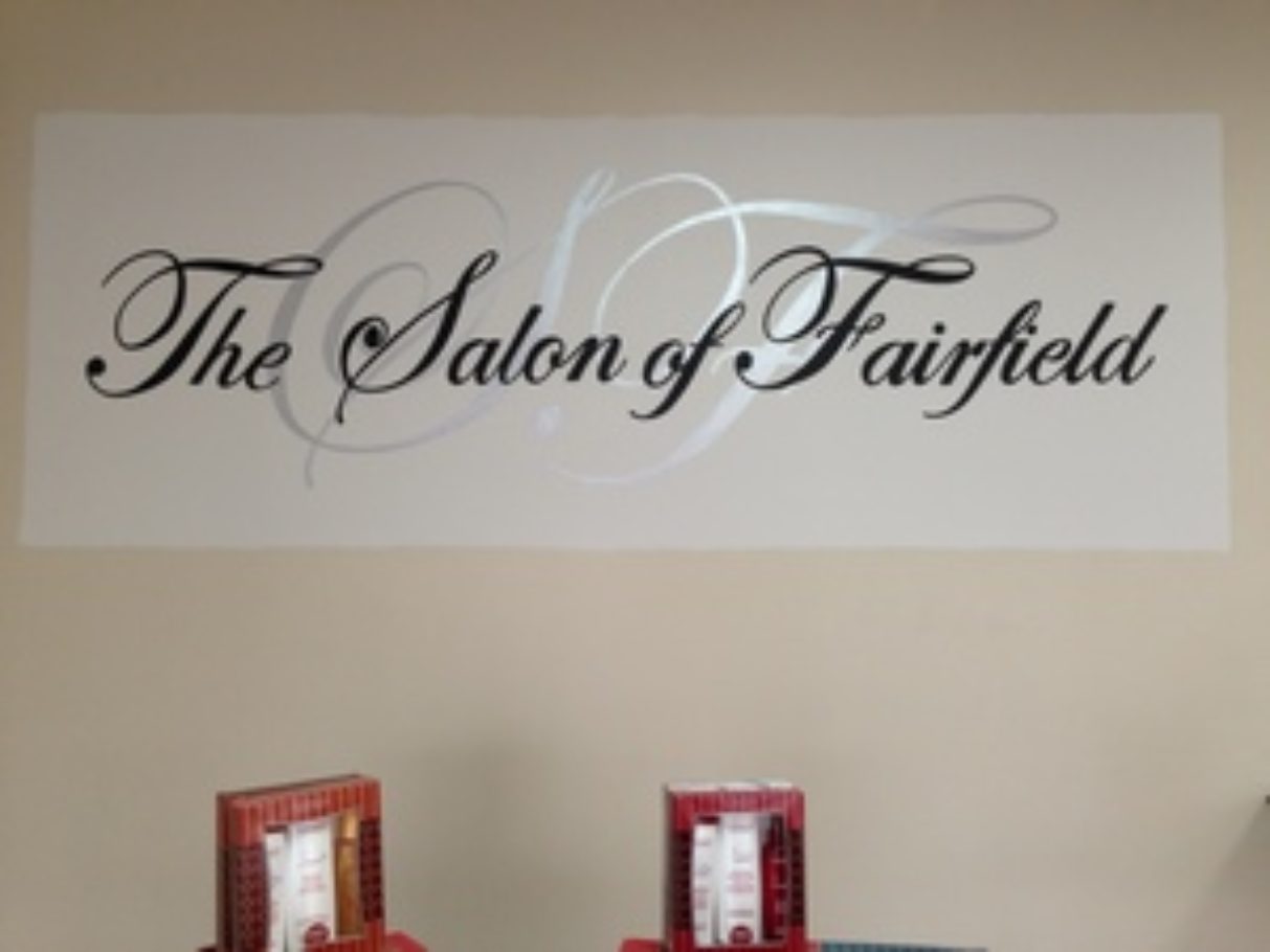 Lettering in a Salon