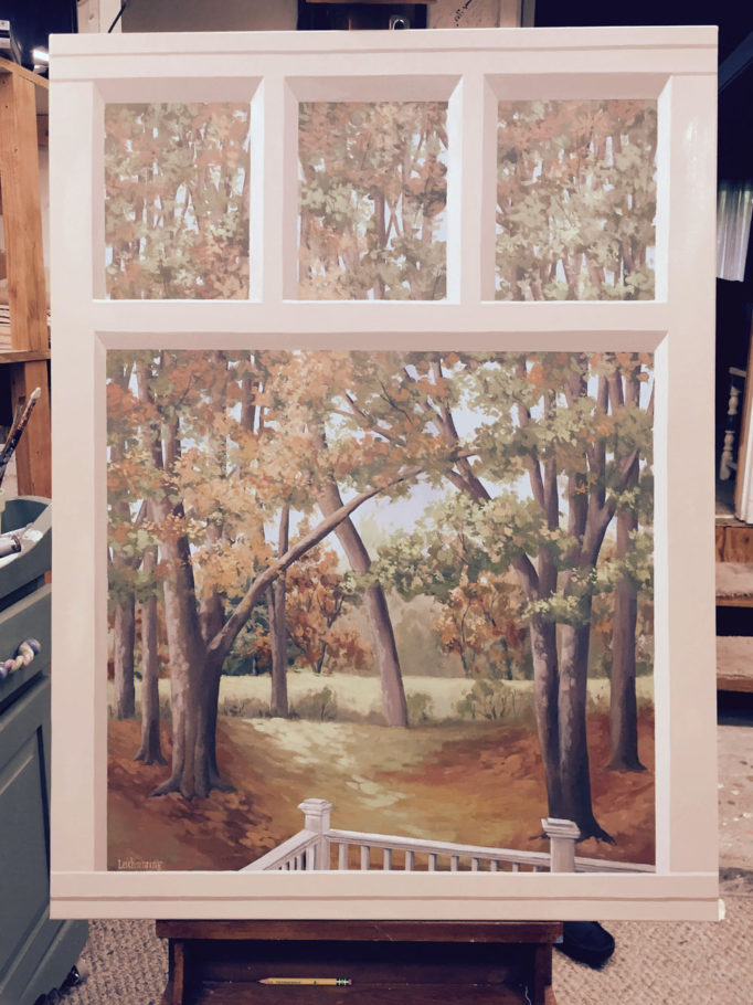 Yard in Autumn