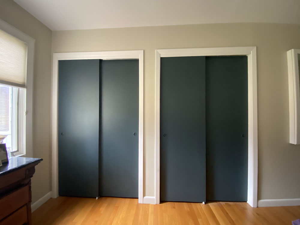 Closets with base coat