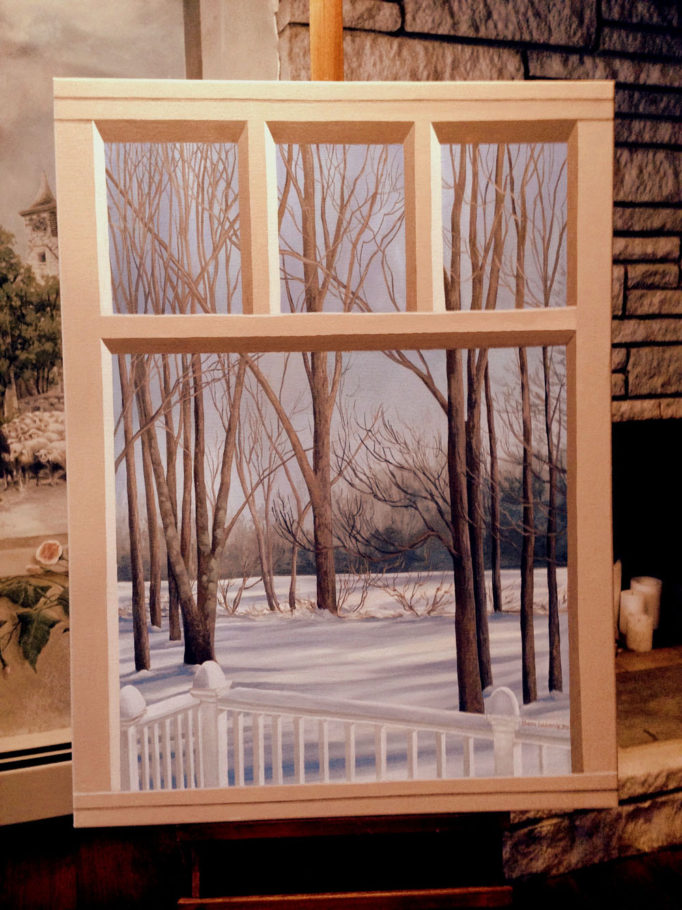 Yard in Winter