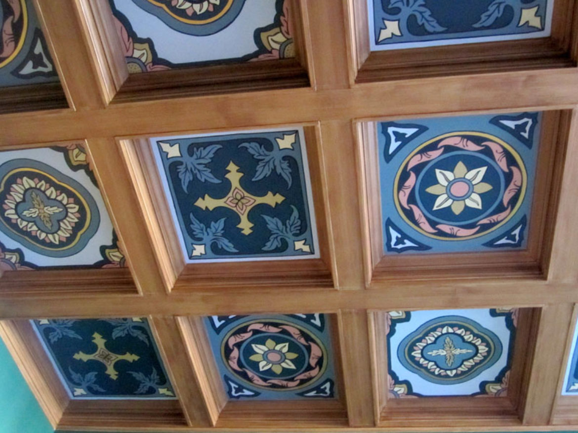 Victorian Coffered Ceiling