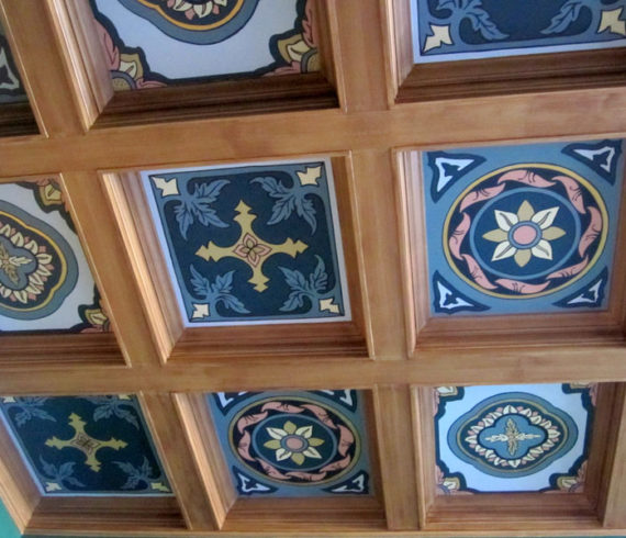 Victorian Coffered Ceiling
