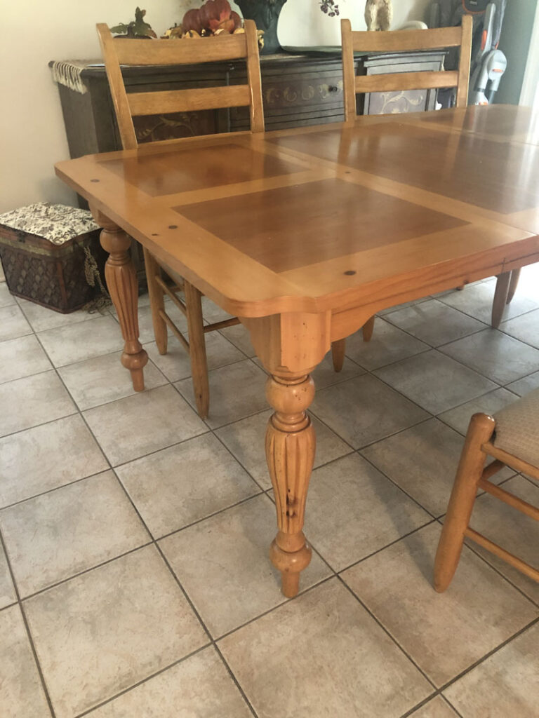 Original Table