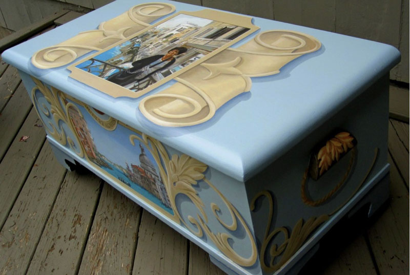 Painted trunk