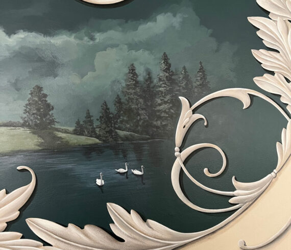 My favorite detail - the swans