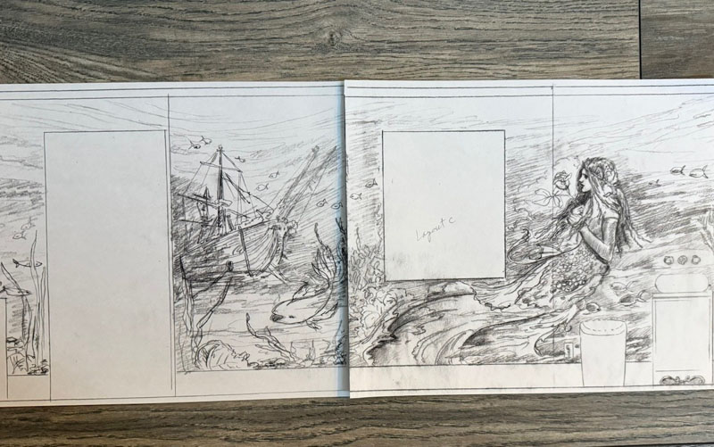 mermaid layout